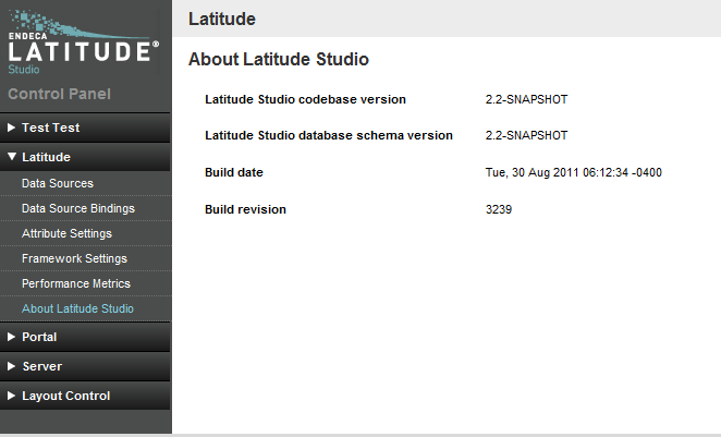 About Latitude Studio component