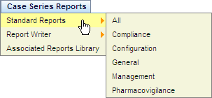 Surrounding text describes reports_menu.gif.