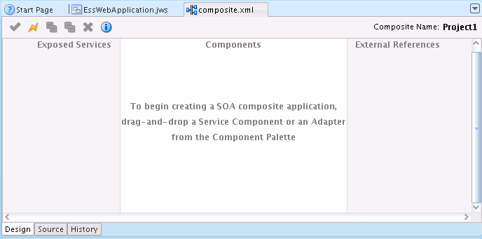 EssWebService Application composite.xml