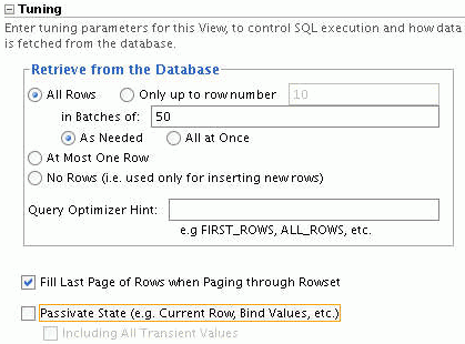 View Object Editor - Tuning