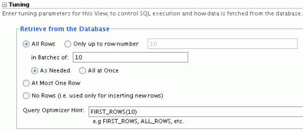 View Object Editor - Tuning