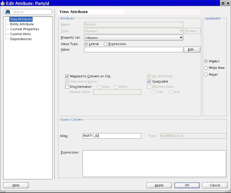 Changing the Alias Value in the Attribute Editor