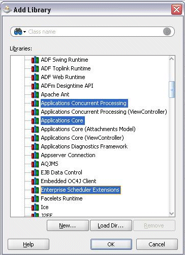 Adding the Applications Core and ESS library.