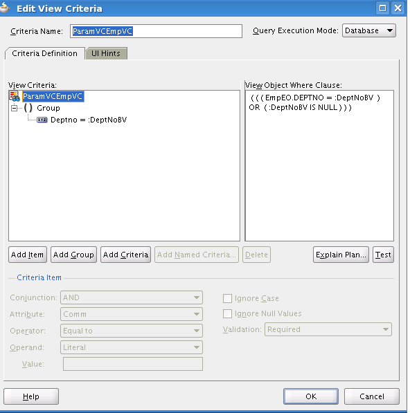 View Object Setup Wizard