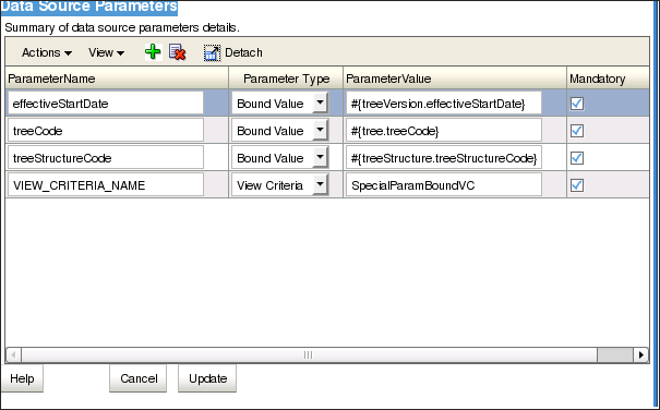 Parameter Captures in UI