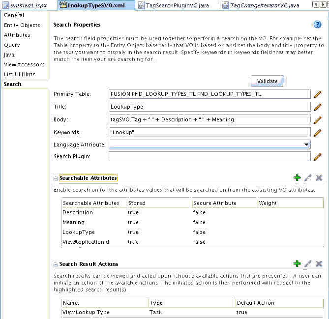 Tags - Lookup types.