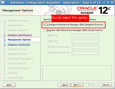 Oracle database 12c express