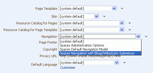 Choosing a Navigation for a Space