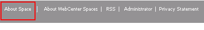 About Space component