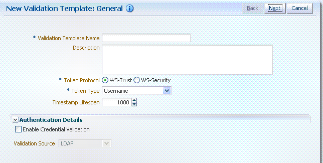 Validation Template