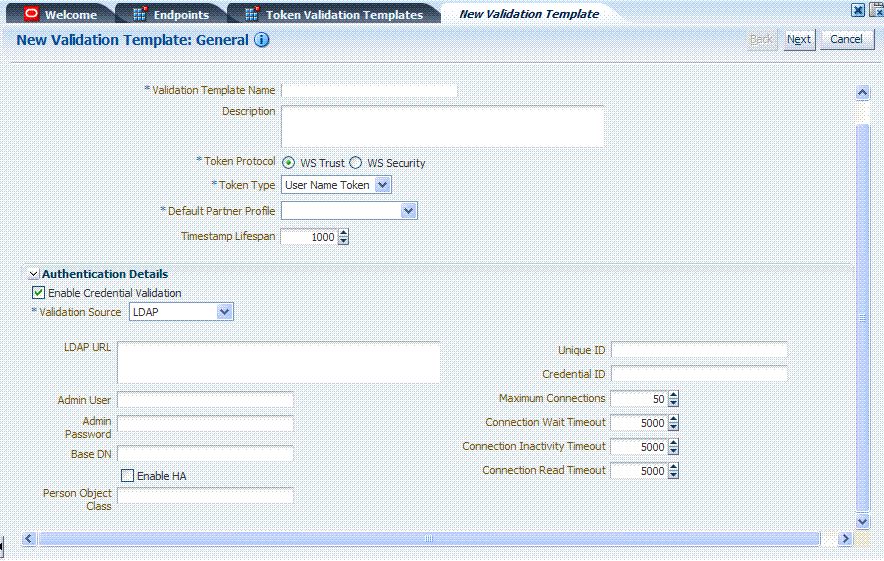 Validation Template