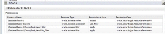 Essbase multiple filter policy permissions.