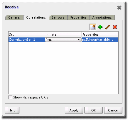 Correlations for Receive Activity