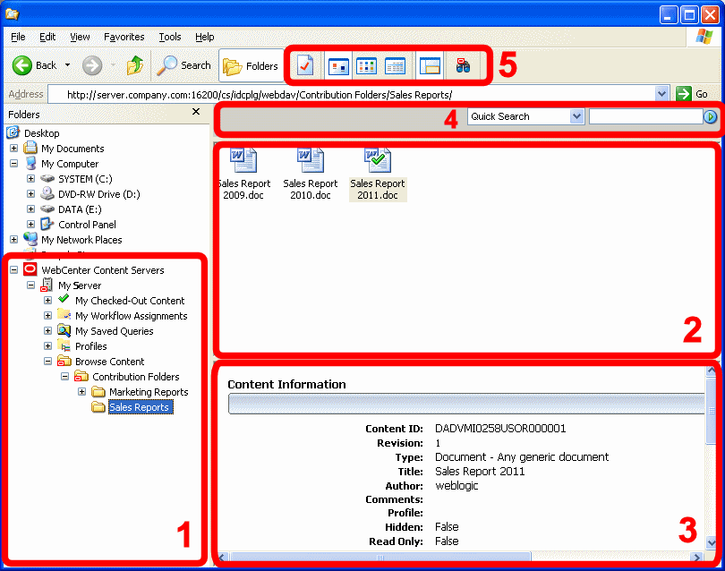 Vista Windows Explorer Toolbar