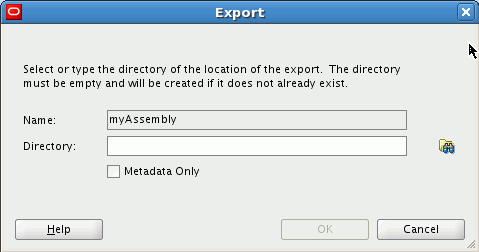 Export window