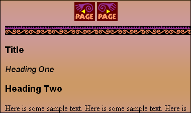 Ceremonial sample Classic HTML Conversion template