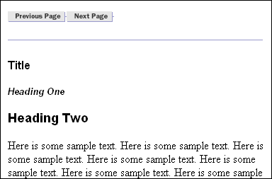 Executive sample Classic HTML Conversion template
