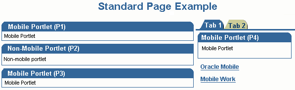 Standard Page example