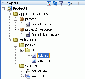 Shows contents of the Applications - Navigator.