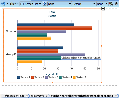 Horizontal Bar Graph in Visual Editor