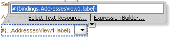 Add text to a component.