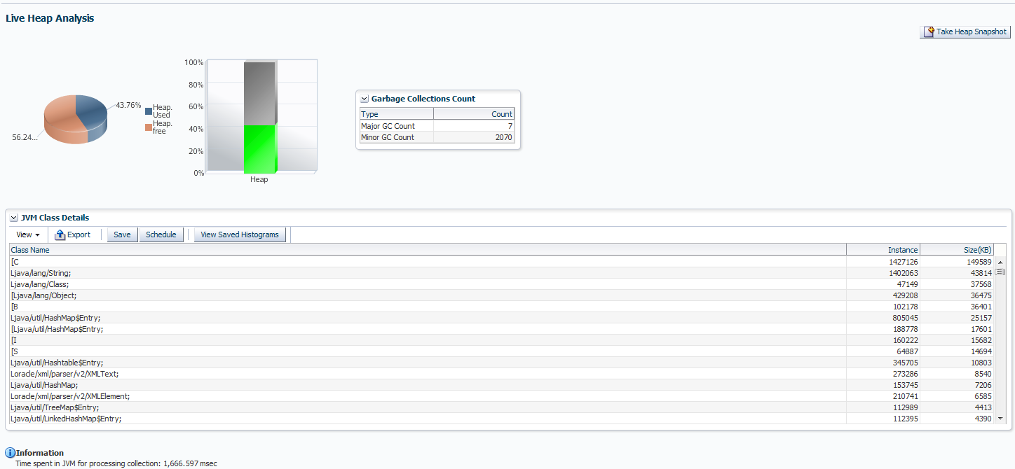 Live Heap Analysis Summary