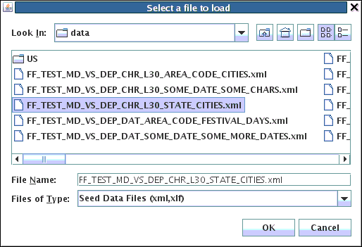 Select Upload Path dialog