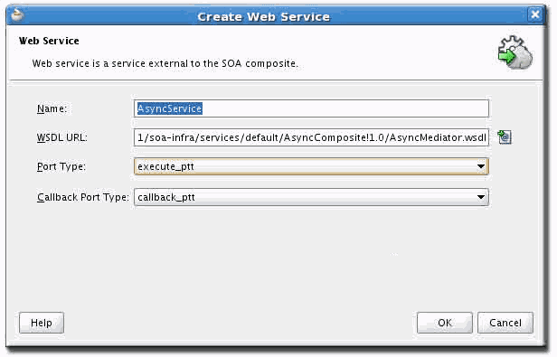 Create Web Service Form