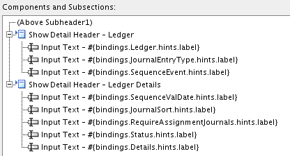 Example of Component Layout