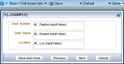 Page Displaying Popup and Popup Components