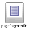 Page fragment item node.