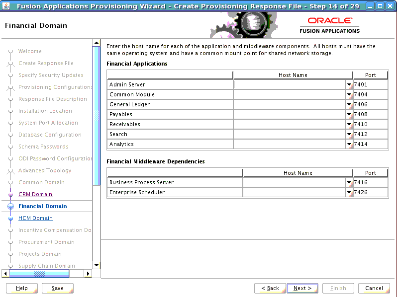 Financial Domain described in the surrounding text.