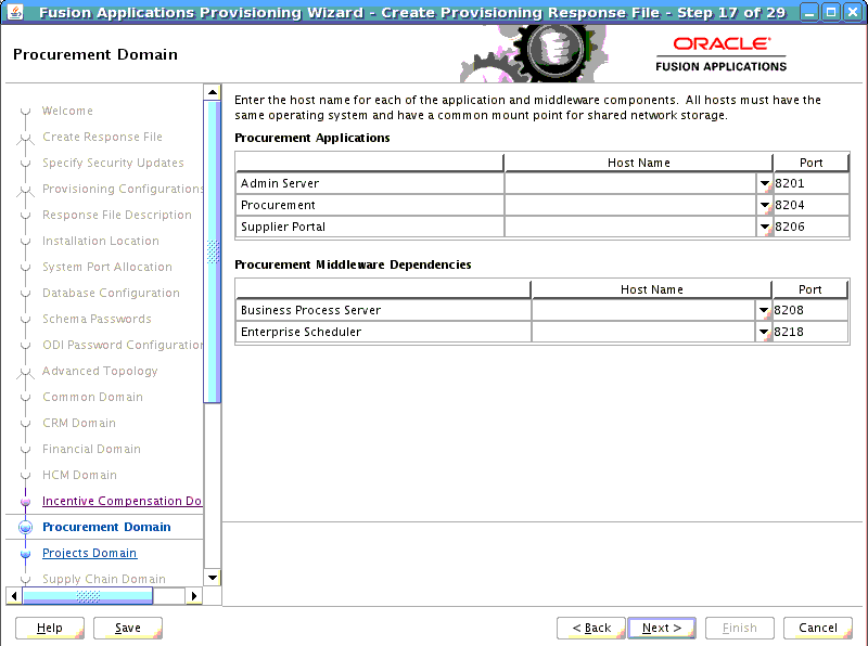 Procurement Domain described in surrounding text.