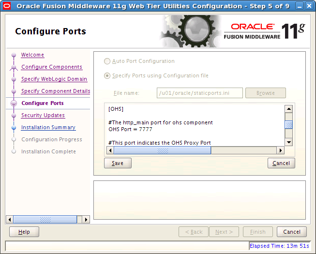 Configure Ports Window (2)