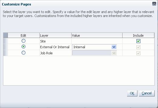 Layer Picker Dialog