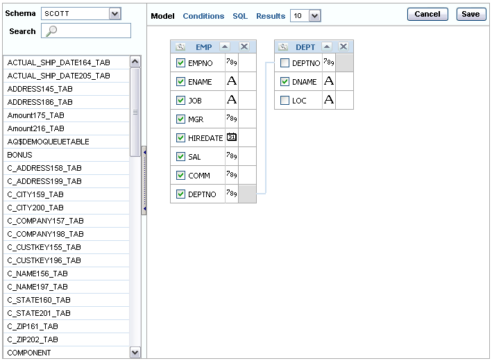 Design and Output Pane