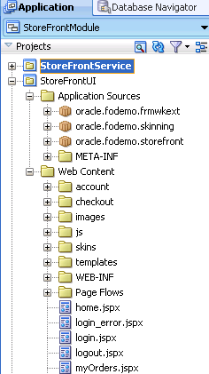 Project workspace contains files