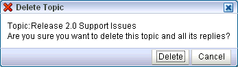 Edit Topic dialog