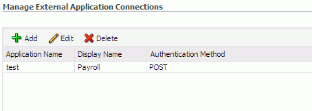 Configuring External Applications