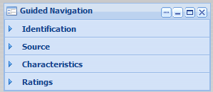 Guided Navigation - groups closed