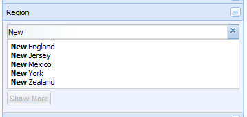 Guided Navigation - searching for an attribute value