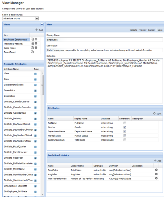 View Manager component