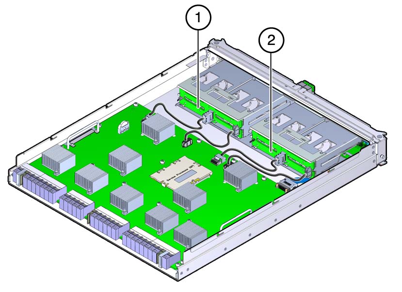 image:Graphic showing the locations of the storage backplanes.