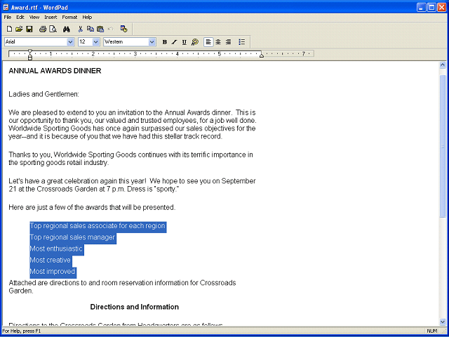 Screen image of this step