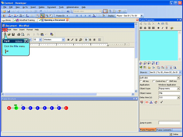 Screen image of this step