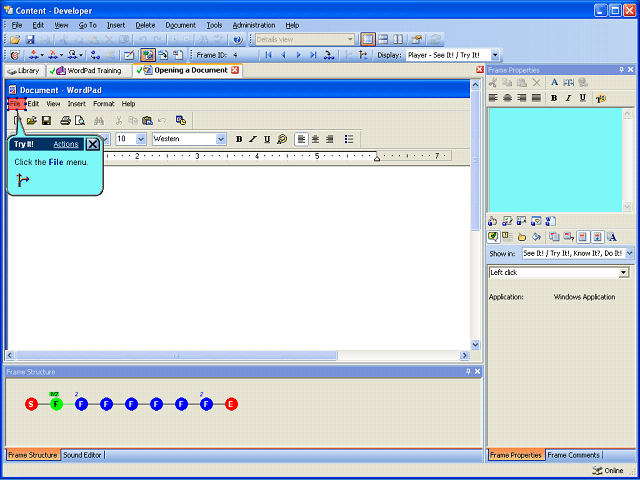 Screen image of this step