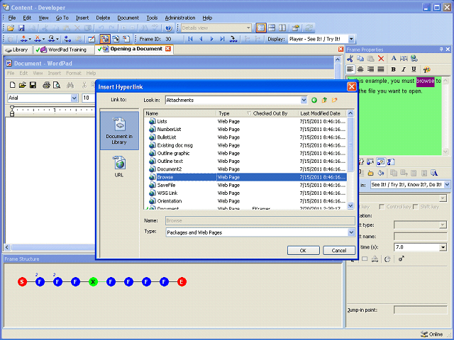 Screen image of this step