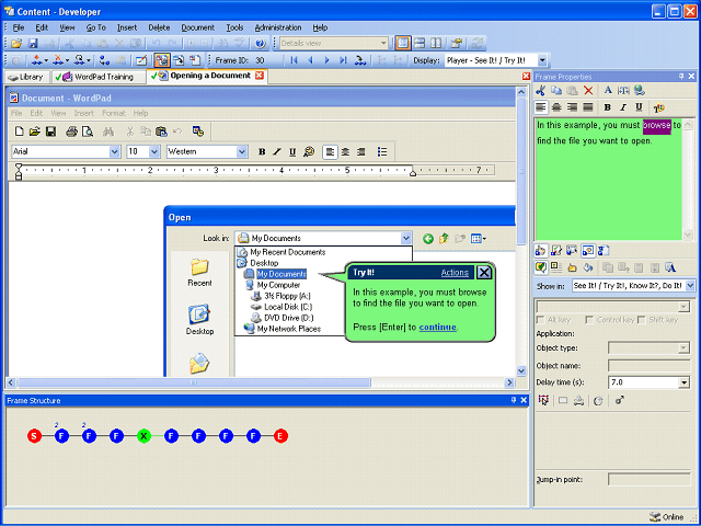 Screen image of this step
