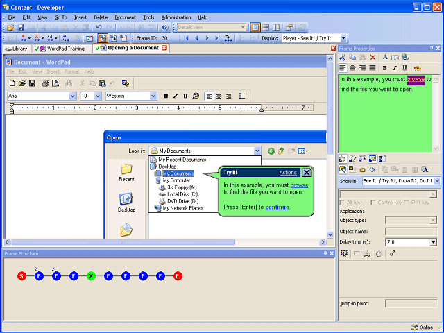 Screen image of this step