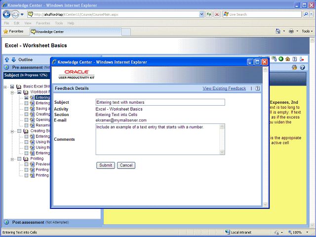Screen image of this step